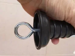 15 poignées isolantes noires pour clôture