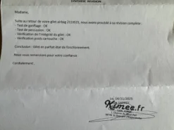 Airbag Kimee taille XS