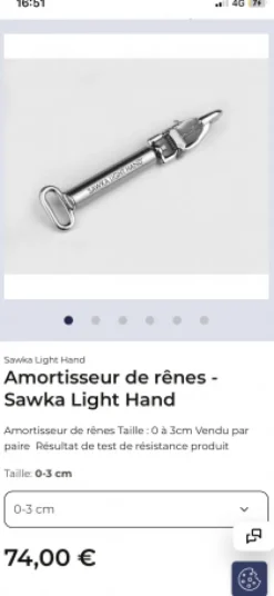 Amortisseur de rênes