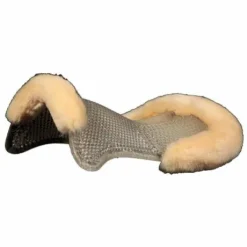 Amortisseur en gel avec bords en mouton véritable - Acavallo