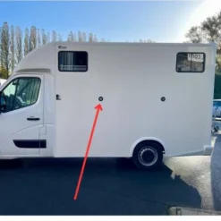 Anneau d'ancrage et attache - acier et plastique