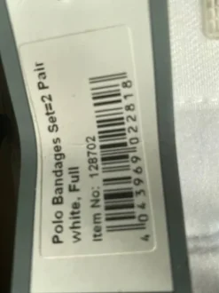 bandes de repos blanches X 4