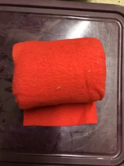 Bandes de repos rouge