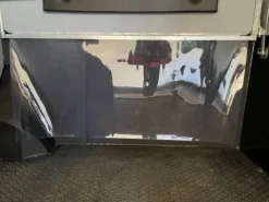 Bavette caoutchouc transparente pour bat-flanc