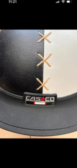 Bombe Casco noire et blanche