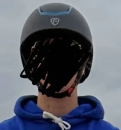 Bombe Equithème avec détails bleu