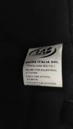 Bombe LAS Cross taille 55 + Housse + Casaque noire