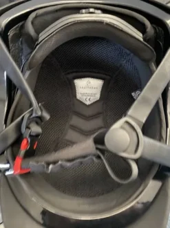 Bombe équitation Equithème Noir / Argent