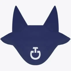 Bonnet anti mouches en tissu bleu - Cavalleria toscana - jersey léger