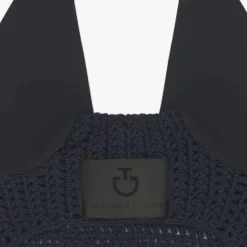 Bonnet anti-mouches crochet bleu marine - Cavalleria Toscana