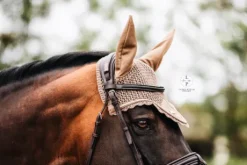 Bonnet anti-mouches Equestrian Stockholm - CHAMPAGNE