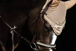 Bonnet anti-mouches Equestrian Stockholm - CHAMPAGNE