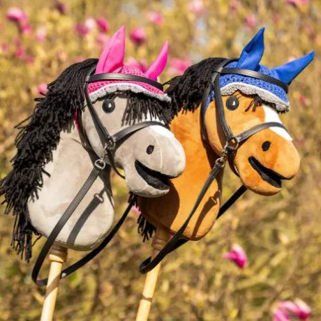 Bonnet anti-mouches hobby horse - QHP - polyester et coton