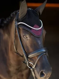 Bonnet anti-mouches Modern Purple Night - Equestrian Stockholm
