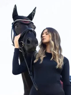 Bonnet anti-mouches Modern Purple Night - Equestrian Stockholm