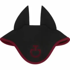 Bonnet anti-mouches Noir Bordeaux - Cavalleria Toscana