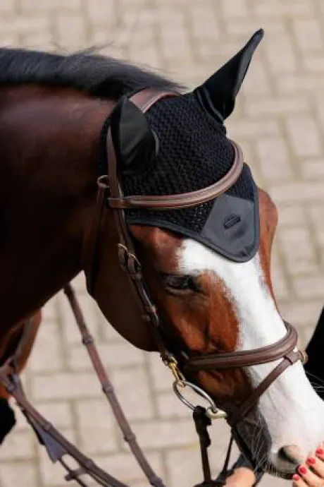 Bonnet anti-mouches Sportive Black - Equestrian Stockholm