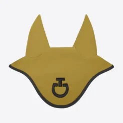 Bonnet anti-mouches tissu Golden ocre - CAVALLERIA TOSCANA