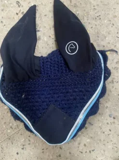 Bonnet bleu marine equitheme taille poney