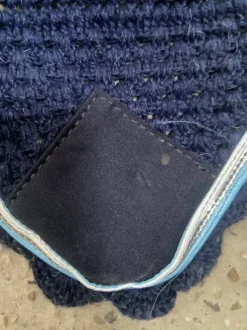 Bonnet bleu marine equitheme taille poney