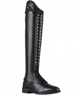 Bottes d'équitation Hailey Junior - QHP - Cuir verni et paillettes