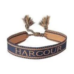 Bracelet réglable baya - Harcour - motif tissé souple