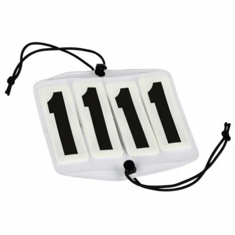 Brassard de départ 4 chiffres 10 x 9,5cm - Kerbl