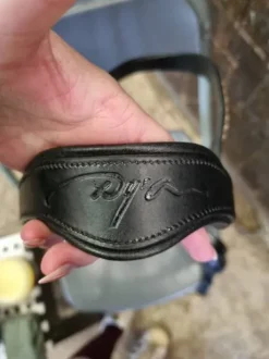 Bridon Dyon dressage vernis et blanc taille cob