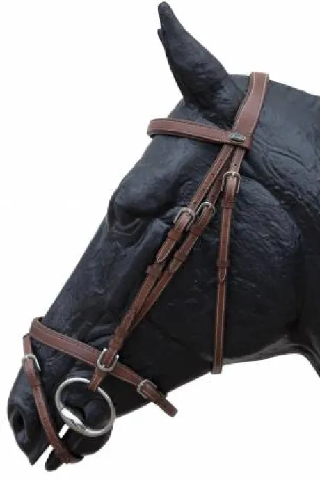 Bridon en cuir Italien modèle Bari JMRPRO