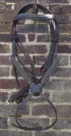 Bridon muserolle croisée EquiT