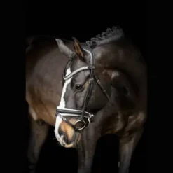 Bridon Silvano Noir doublé blanc - SD Design