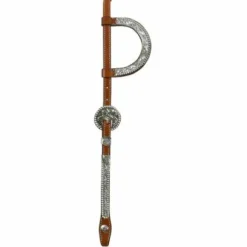 Bridon Western 1 oreille argenté