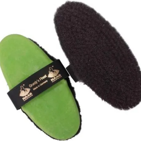 Brosse douce Grundy's - Bieman de Haas - Fibres en crins noirs