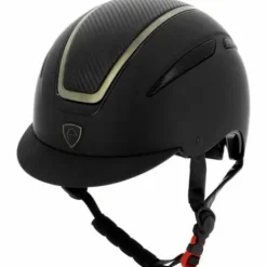 Casque d'équitation Agris noir chrome carbone - Equi-thème