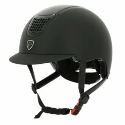 Casque Equithème Airy noir et carbone
