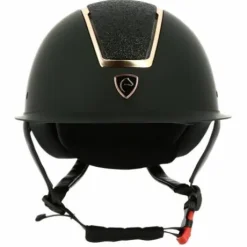 Casque Equi-Thème Glint Mat Noir et Rose Gold