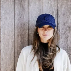 Casquette baseball glitter - Kentucky - ajustable, logo brodé