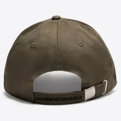 Casquette Cavalleria Toscana Taupe - 100% coton respirant