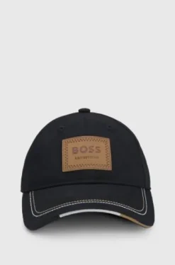 Casquette vintage patch cuir - Boss equestrian