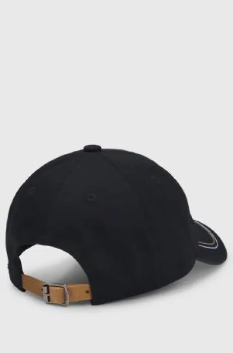 Casquette vintage patch cuir - Boss equestrian