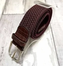 Ceinture Grand Prix Chocolat/Chocolat - Melca Paris