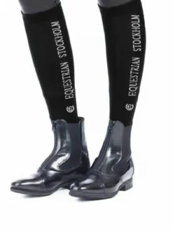 Chaussettes d'équitation Bamboo Blend Black edition - Equestrian Stockholm