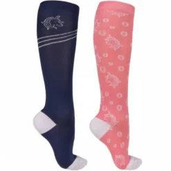 Chaussettes hautes Jaily Ombre - QHP - Lot de 2