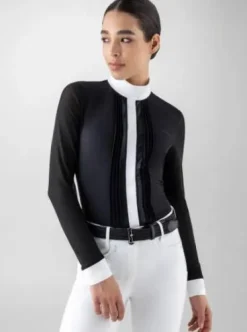 Chemise de concours manches longues - equiline - femme