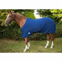 Chemise polaire shetland bleu avec sangles croisées de chez jmr