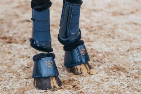 Cloches avec faux mouton Equestrian Stockholm - Monaco Blue