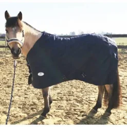 Couverture de box 850 deniers et 200gr Bleu - JMR