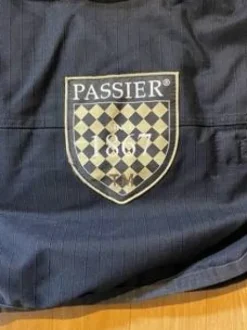 Couverture d'hiver bleu marine Passier