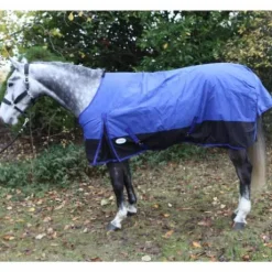 Couverture imperméable 600 deniers et 200 gr bleu royal/noir - JMR Pro