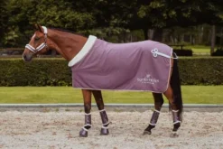 Couverture Polaire Col Mouton Equestrian Stockholm - Orchid Bloom